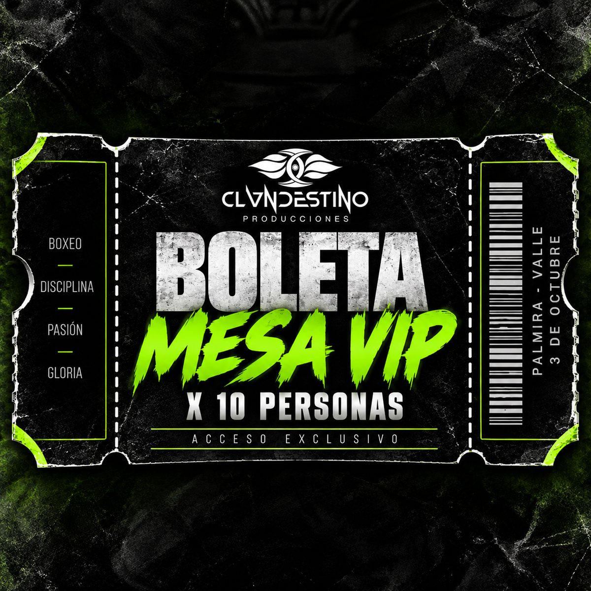COLISSEUM FIGTH NIGTH 2026 | CLANDESTINO CULTURA